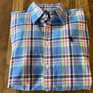 Ralph Lauren Polo Sport Button Down Plaid Shirt